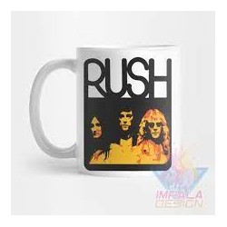 Taza Rush Banda Rock Progresivo Tom Sawyer Cerámica M02