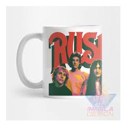 Taza Rush Banda Rock Progresivo Tom Sawyer Cerámica M03