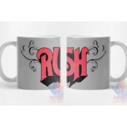 Taza Rush Banda Rock Progresivo Tom Sawyer Cerámica M04