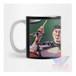 Taza Rush Banda Rock Progresivo Tom Sawyer Cerámica M05