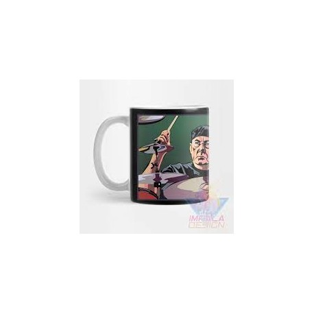 Taza Rush Banda Rock Progresivo Tom Sawyer Cerámica M05