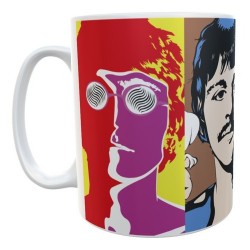 The Beatles Rock Taza Cerámica Diseño Pop Art Importada