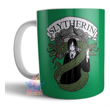 Tazas Harry Potter Cerámica Casa Slytherin Hogwarts