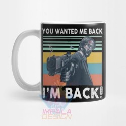 Taza John Wick Keanu Reeves Baba Yaga Perro Cerámica M2