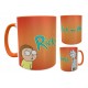 Taza Cerámica Rick And Morty Serie Tv