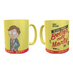 Taza Rick And Morty Better Call Morty Serie Tv Amarilla 03
