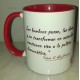 Taza Juventud Radical Alfonsín Roja Siguiendo Ideas Partido