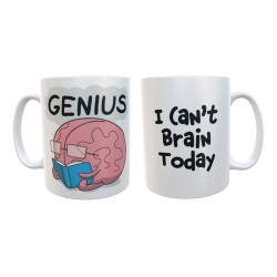 Taza The Awkward Yeti Heart And Brain Genius Comics