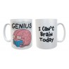 Taza The Awkward Yeti Heart And Brain Genius Comics
