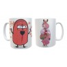 Taza The Awkward Yeti Heart And Brain Tongue Comics
