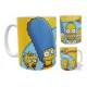 Taza Los Simpson Bart Lisa Marge Homero Maggie Cerámica