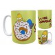 Taza Simpson Homero Donuts Donas Logo Cerámica