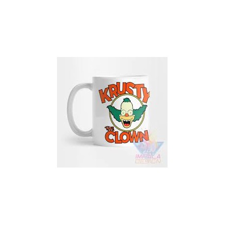 Taza Simpson Krusty Bart Cerámica Homero Barney Mod03