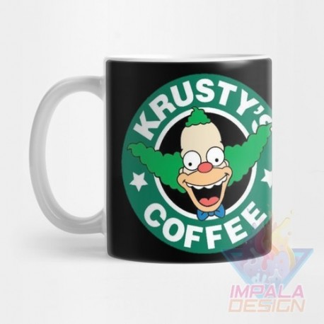 Taza Simpson Krusty Bart Cerámica Homero Barney Mod04