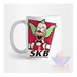 Taza Simpson Krusty Bart Cerámica Homero Barney Mod05