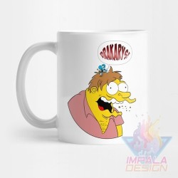 Taza Simpson Krusty Bart Cerámica Homero Barney Mod07