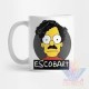 Taza Simpson Krusty Bart Cerámica Homero Barney Mod10