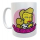 Taza Simpsons Stacy Malibu Ahora No Estoy Muy Ebria Cerámica