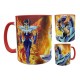 Taza Cerámica Caballeros Del Zodiaco Ikki Fenix Saint Seiya Roja