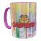 Gato Garfield Taza Cerámica Dibujo Felino Exotico Gatito Cat