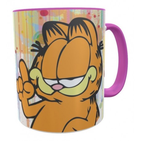 Gato Garfield Taza Cerámica Dibujo Felino Exotico Gatito Cat