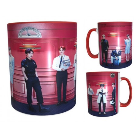 Taza Bts Roja Kpop Exo Suga Bangtan Sonyeondan Boy Band 14