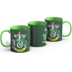 Taza Harry Potter Logo Casa Slytherin Colegio Hogwarts