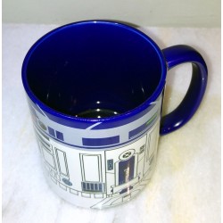 Taza Star Wars Arturito R2 D2 Droide Naboo Interior Azul