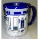 Taza Star Wars Arturito R2 D2 Droide Naboo Interior Azul