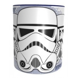 Taza Star Wars Stormtrooper Imperio Galáctico Interior Azul