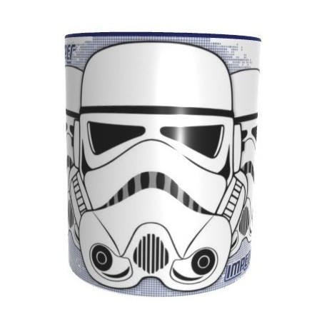 Taza Star Wars Stormtrooper Imperio Galáctico Interior Azul