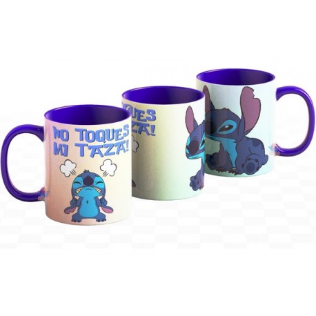 Stich Taza No Toques Mi Taza Azul Lilo & Stitch Asa Color