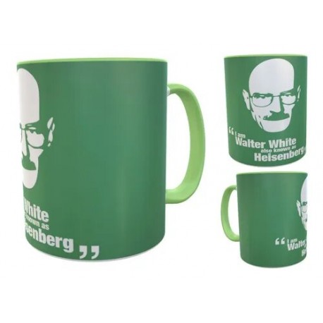 Taza Verde Breaking Bad Walter White Heisenberg Mod 37