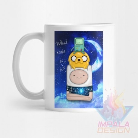 Taza Hora De Aventura Time Finn Jake Beemo Cerámica Mod 05