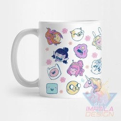 Taza Hora De Aventura Time Finn Jake Beemo Cerámica Mod 10