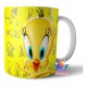 Looney Tunes Taza Cerámica Varios Modelos Bugs Pato Piolín