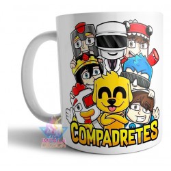 Taza Cerámica Compadretes Mikecrack Youtuber Fandom