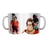 Taza Cerámica Ralph El Demoledor Y Vanellope Princesa