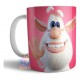 Taza De Cerámica Baboo Cartoon Dibujo Monstruo Blanco