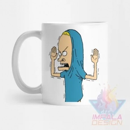 Taza Cerámica Beavis And Butt Head Serie Tv Dibujos Mtv Mod 02