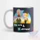 Taza Cerámica Beavis And Butt Head Serie Tv Dibujos Mtv Mod 08