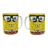 Taza Bob Esponja Cara Corbata Lentes Cerámica