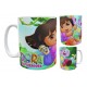 Taza Cerámica Dora La Exploradora Serie Juego Aventuras