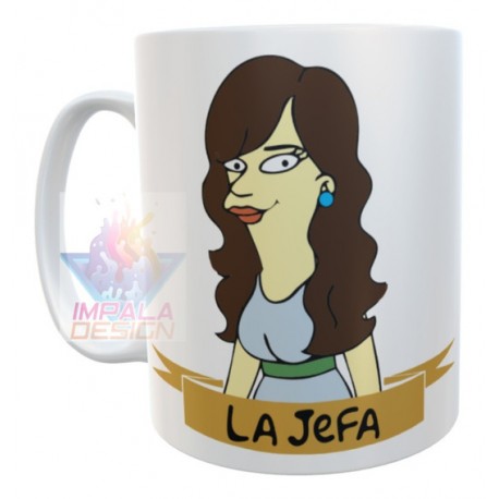 Taza Cristina Kirchner Jefa Simpson Cfk Evita Néstor Perón