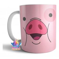 Taza Gravity Falls Mabel Y Pato Cerámica Chancho Mod 05