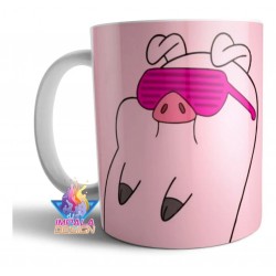 Taza Gravity Falls Chancho Pato Cerámica Mod 08