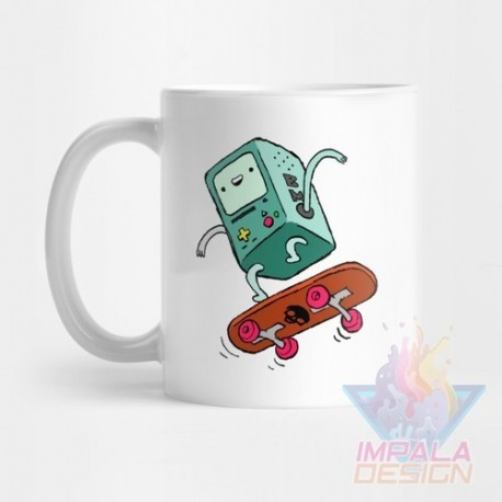 Taza Hora De Aventura Time Finn Jake Beemo Cerámica Mod 01