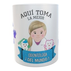 Taza Odontóloga Cerámica Profesiones Abogada Maestra Doctor