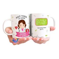 Doctora Taza Profesiones Abogada Maestra Doctor Regalo