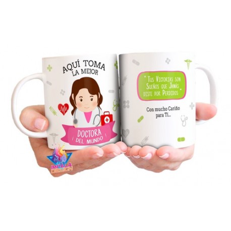 Doctora Taza Profesiones Abogada Maestra Doctor Regalo